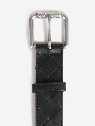 Bottega Veneta Hombre Barcelona Cinturón Intrecciato color Negro sku 622-001300 01 - Foto 3