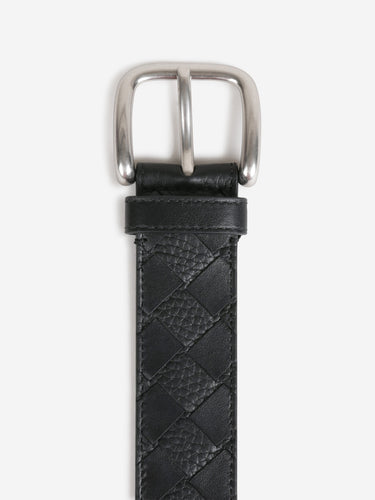 Bottega Veneta Hombre Barcelona Cinturón Intrecciato color Negro sku 622-001301 01 - Foto 3