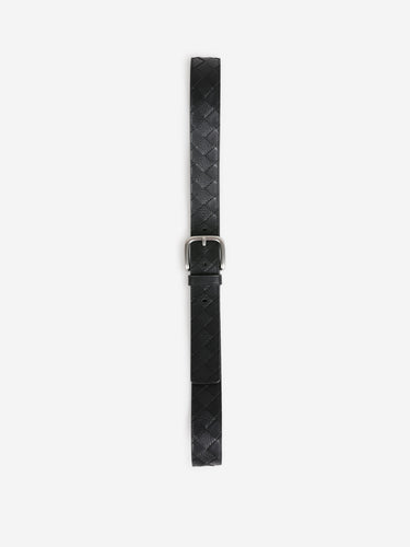Bottega Veneta Hombre Barcelona Cinturón Intrecciato color Negro sku 622-001301 01 - Foto 4