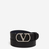 Valentino Garavani Hombre Barcelona Cinturón Cuero VLogo color Negro sku 622-001307 01 - Foto 1