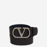Valentino Garavani Hombre Barcelona Cinturón Cuero VLogo color Negro sku 622-001309 01 - Foto 1