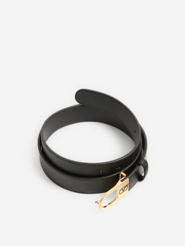 Valentino Garavani Hombre Barcelona Cinturón Cuero VLogo color Negro sku 622-001310 01 - Foto 4