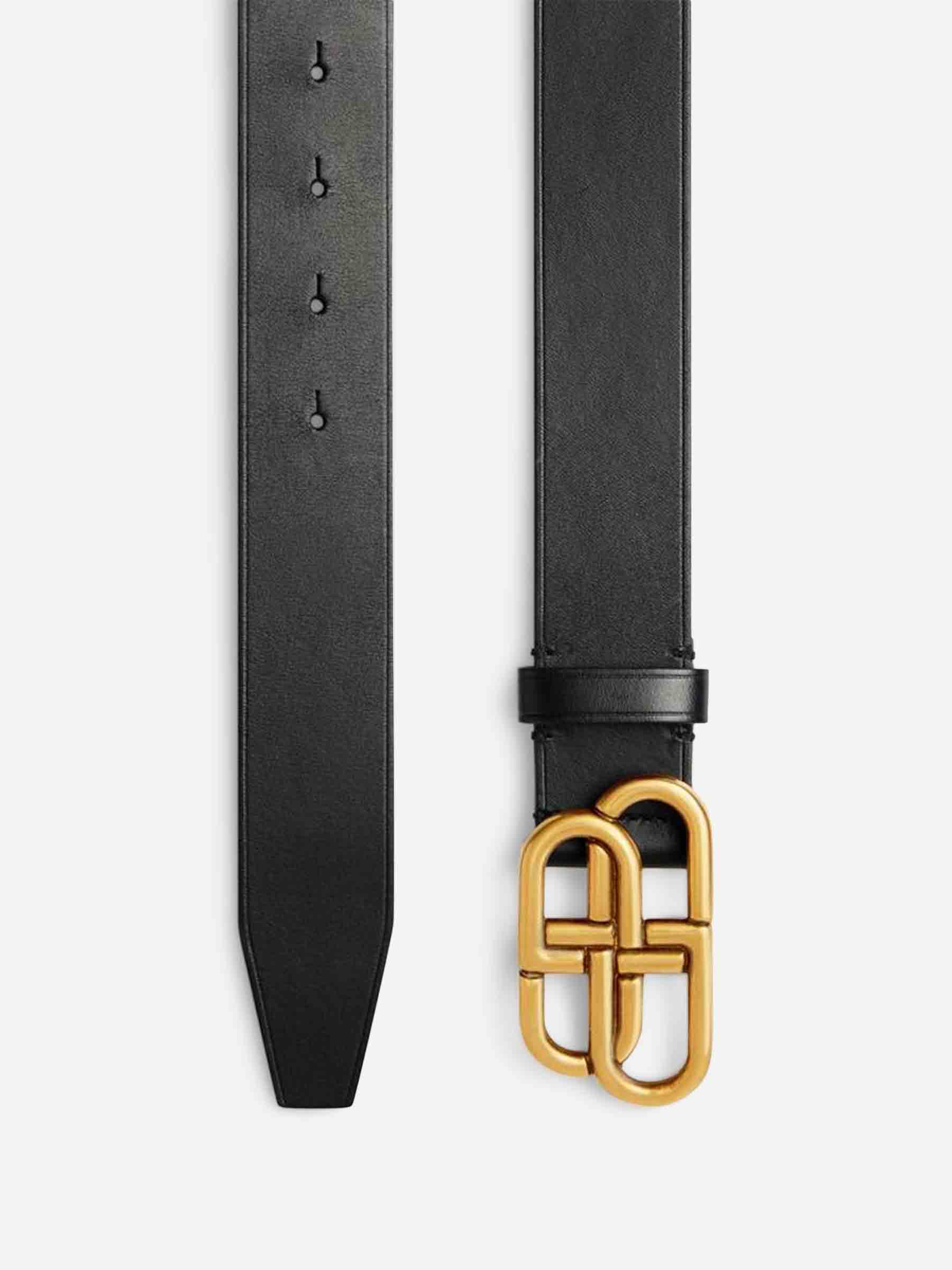 Balenciaga Hombre Barcelona Cinturón BB color Negro sku 622-001316 01 - Foto 1