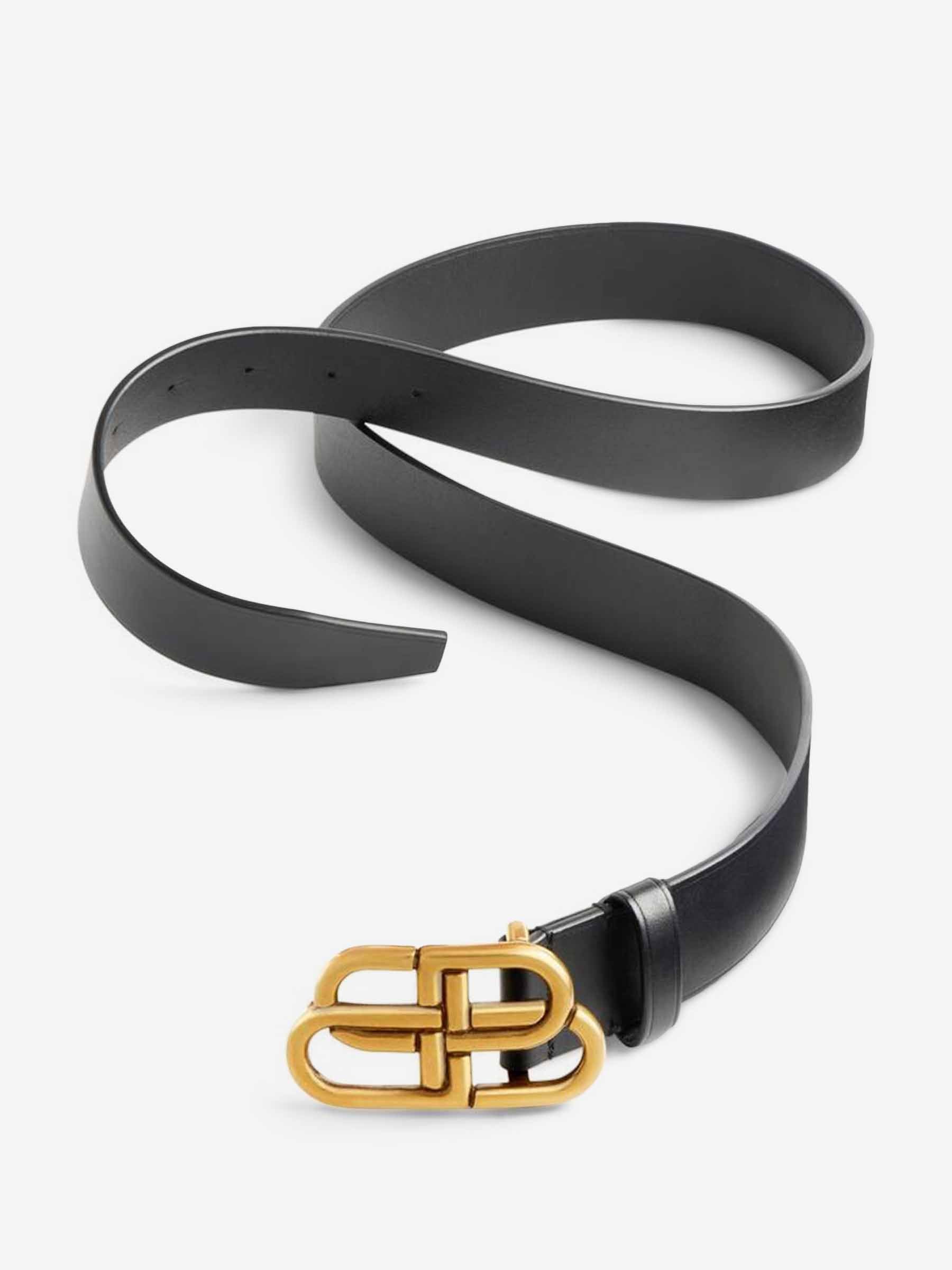 Balenciaga Hombre Barcelona Cinturón BB color Negro sku 622-001316 01 - Foto 2