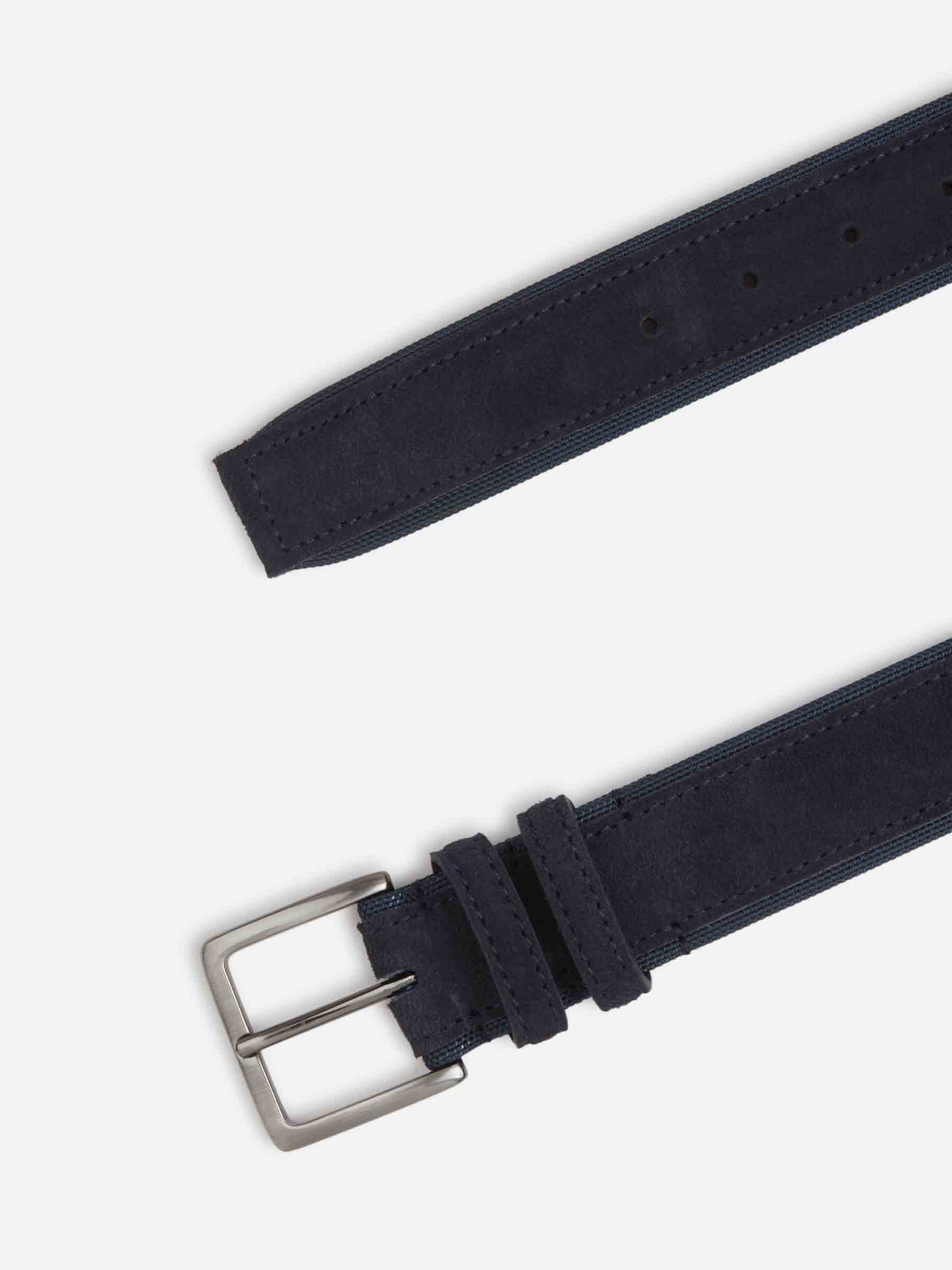 Santa Eulalia Hombre Barcelona Cinturón Piel color Azul Marino sku 622-001323 02 - Foto 2