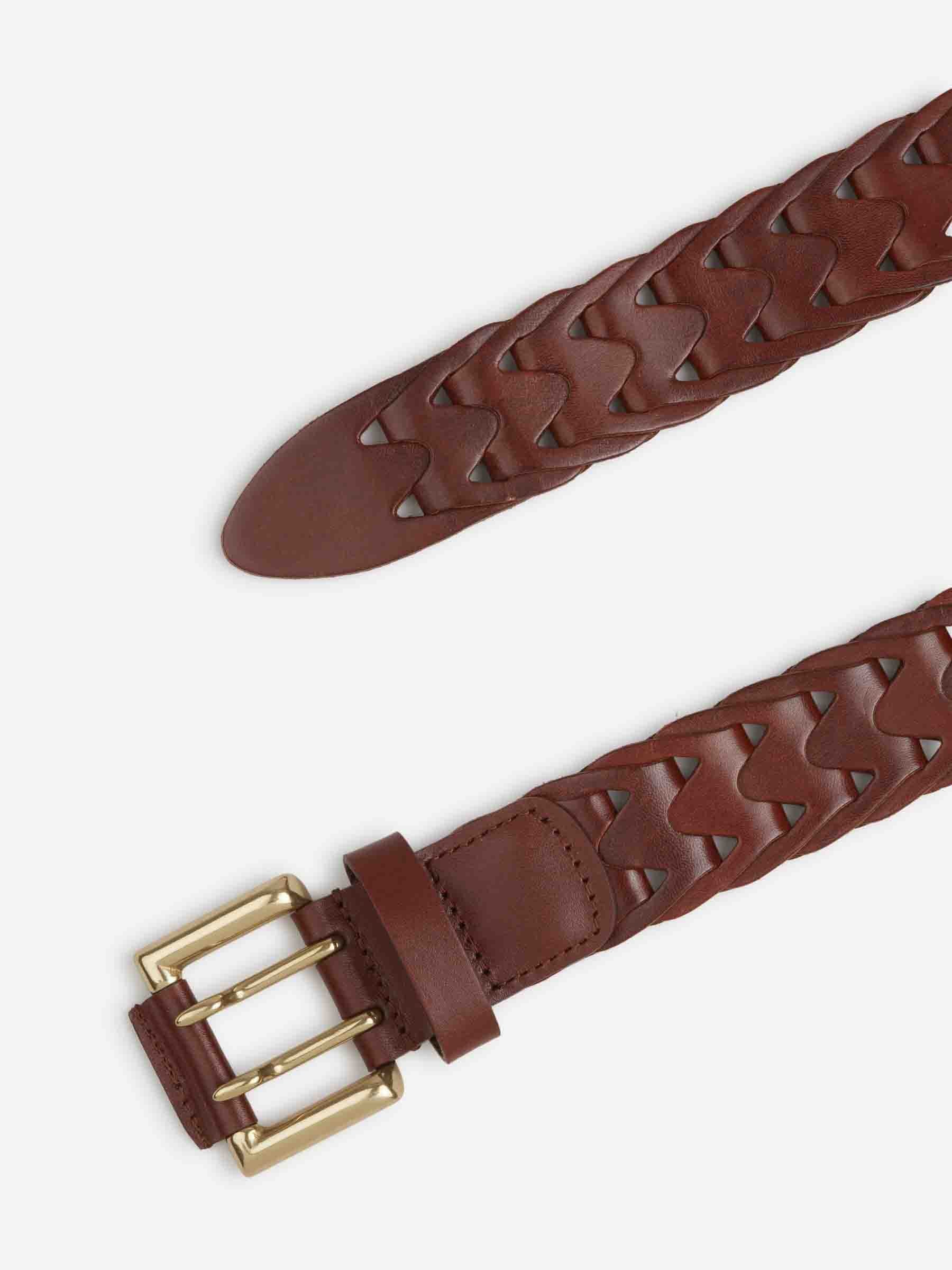 Santa Eulalia Hombre Barcelona Cinturón Trenzado color Marrón sku 622-001324 01 - Foto 2