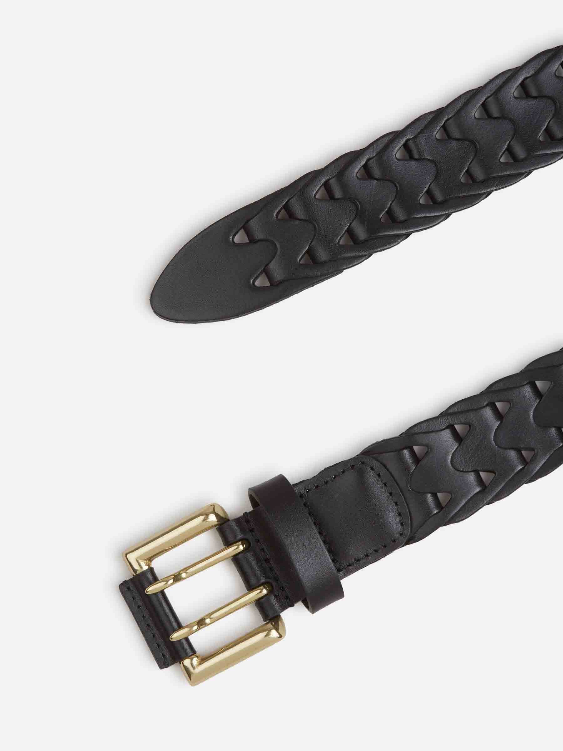 Santa Eulalia Hombre Barcelona Cinturón Trenzado color Negro sku 622-001324 02 - Foto 2