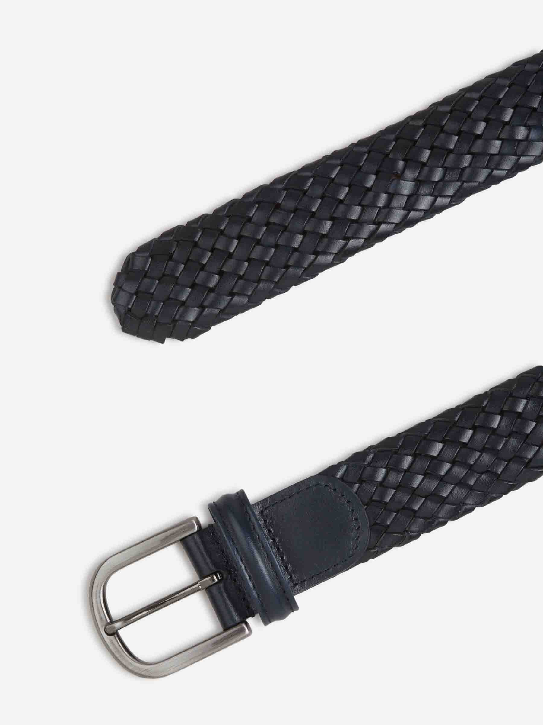 Santa Eulalia Hombre Barcelona Cinturón Trenzado color Azul Marino sku 622-001328 01 - Foto 2