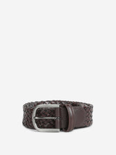 Santa Eulalia Hombre Barcelona Cinturón Trenzado color Marrón Oscuro sku 622-001328 02 - Foto 1