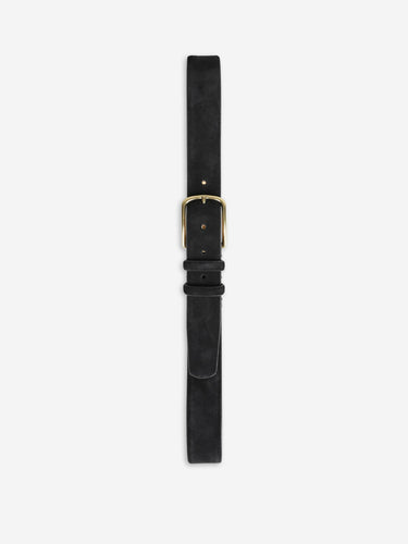 Officine Creative Hombre Barcelona Cinturón Ancho Ante color Negro sku 622-001333 01 - Foto 4