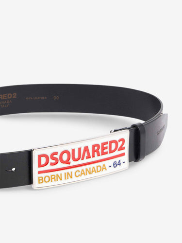 Dsquared2 Hombre Barcelona Cinturón Piel Logo color Negro sku 622-001342 01 - Foto 2