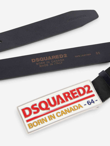 Dsquared2 Hombre Barcelona Cinturón Piel Logo color Negro sku 622-001342 01 - Foto 3