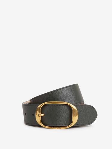 Tom Ford Hombre Barcelona Cinturón Piel color Verde Oscuro sku 622-001348 02 - Foto 1