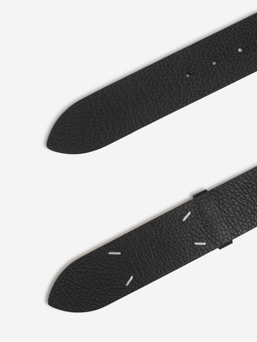 Maison Margiela Hombre Barcelona Cinturón Four Stitches color Negro sku 622-001350 02 - Foto 2