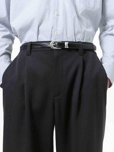 Our Legacy Hombre Barcelona Cinturón Piel 2cm color Negro sku 622-001351 01 - Foto 2