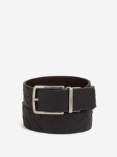 Bottega Veneta Hombre Barcelona Cinturón Reversible Intrecciato color Negro sku 622-001357 01 - Foto 1