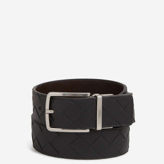 Bottega Veneta Hombre Barcelona Cinturón Reversible Intrecciato color Negro sku 622-001357 01 - Foto 1