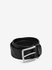 Bottega Veneta Hombre Barcelona Cinturón Piel Trenzada color Negro sku 622-001358 01 - Foto 1