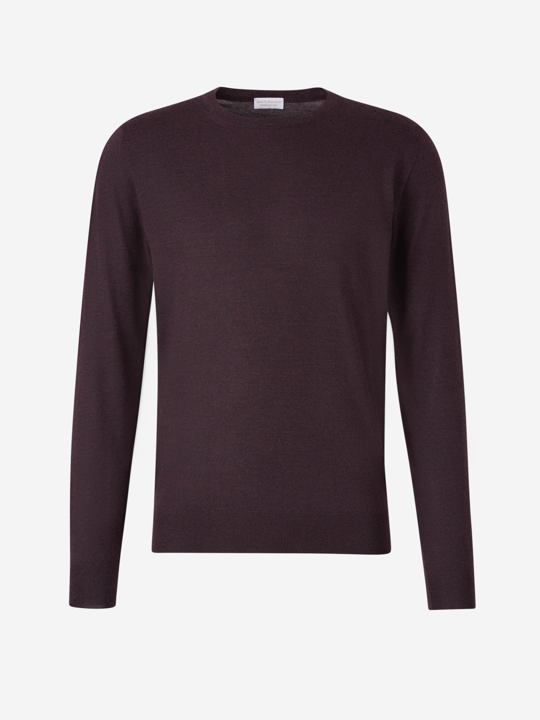 Santa Eulalia Hombre Barcelona Jersey Cashmere Y Seda color Burdeos sku 542-002426 03 - Foto 1