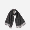Santa Eulalia Hombre Barcelona Bufanda Cuadros Cachemira color Gris Antracita sku 630-001452 01 - Foto 1