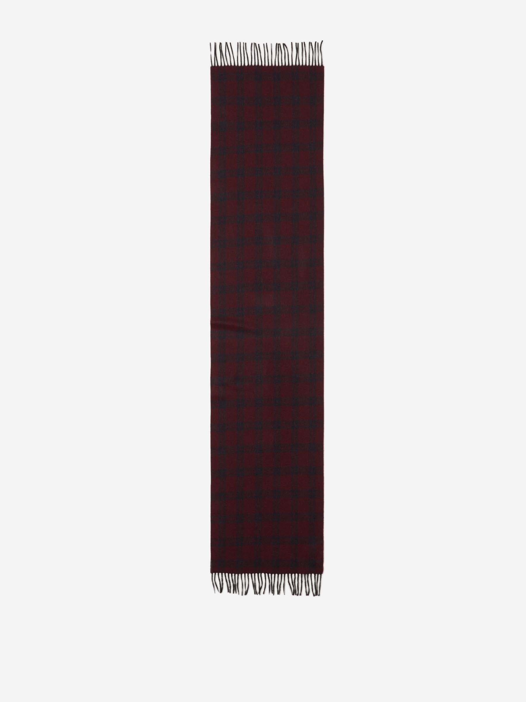 Santa Eulalia Hombre Barcelona Bufanda Rayas Cashmere color Rojo sku 630-001452 02 - Foto 2
