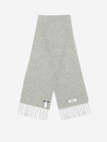 Jacquemus Hombre Barcelona Bufanda L'Echarpe Carro color Gris sku 630-001472 04 - Foto 2