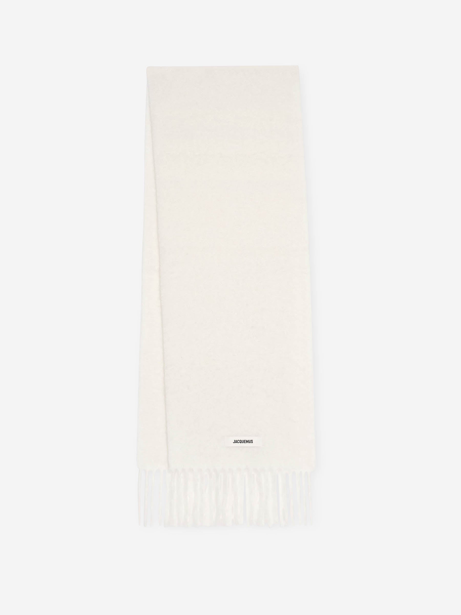 Jacquemus Hombre Barcelona Bufanda L'Echarpe Carro color Beige sku 630-001472 05 - Foto 1