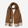 Ami Paris Hombre Barcelona Bufanda Logo Lana color Camel sku 630-001478 03 - Foto 1
