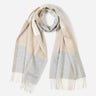 Zegna Hombre Barcelona Bufanda Cuados Cachemira color Crema sku 630-001482 01 - Foto 1