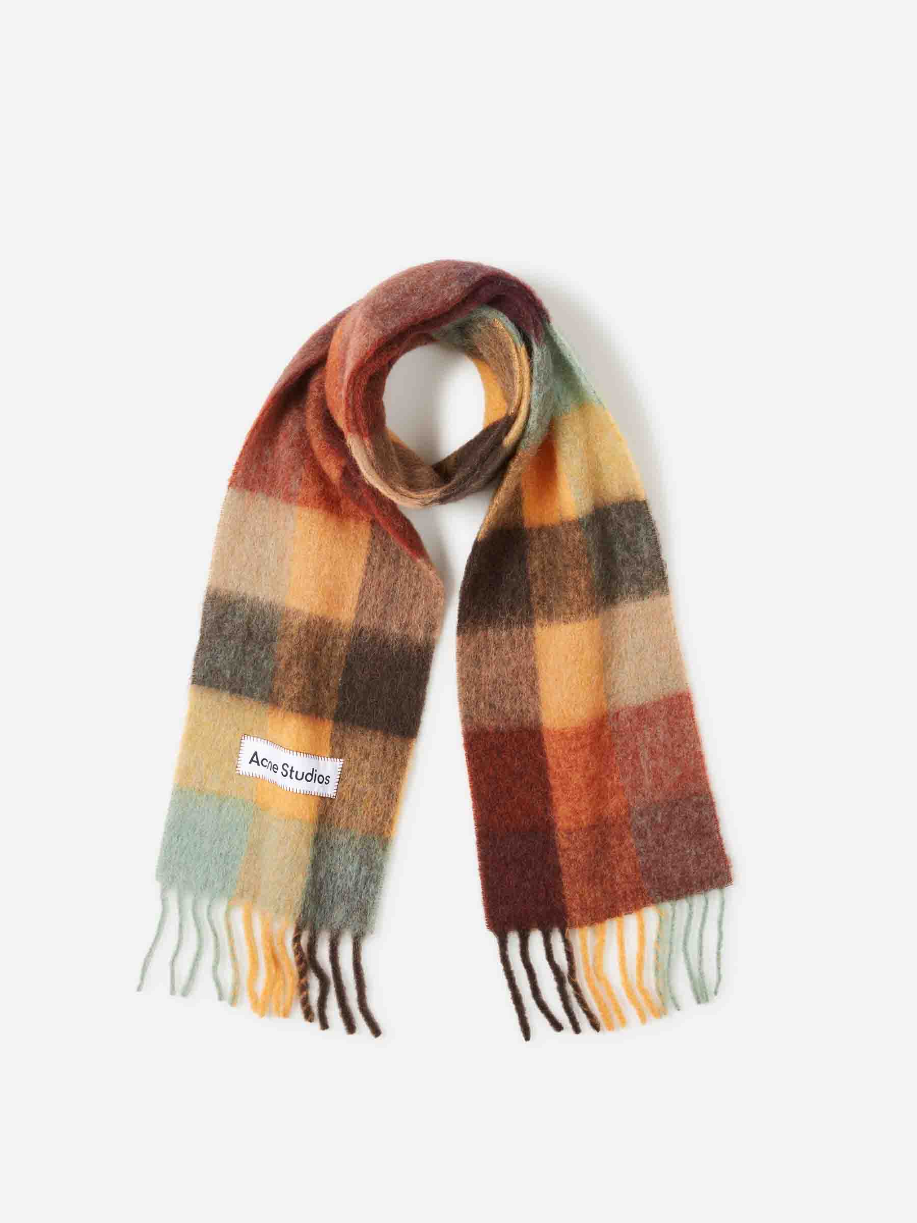 Acne Studios Mujer Barcelona Bufanda Bicolor Alpaca color Camel sku 630-001484 01 - Foto 1