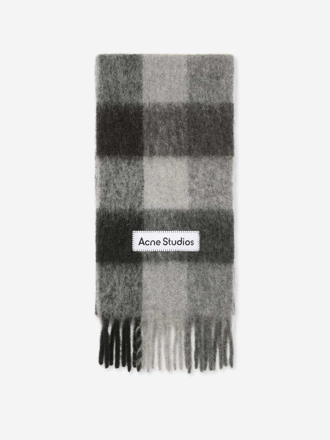 Acne Studios Mujer Barcelona Bufanda Bicolor Alpaca color Gris Claro sku 630-001484 05 - Foto 1