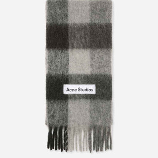 Acne Studios Mujer Barcelona Bufanda Bicolor Alpaca color Gris Claro sku 630-001484 05 - Foto 1
