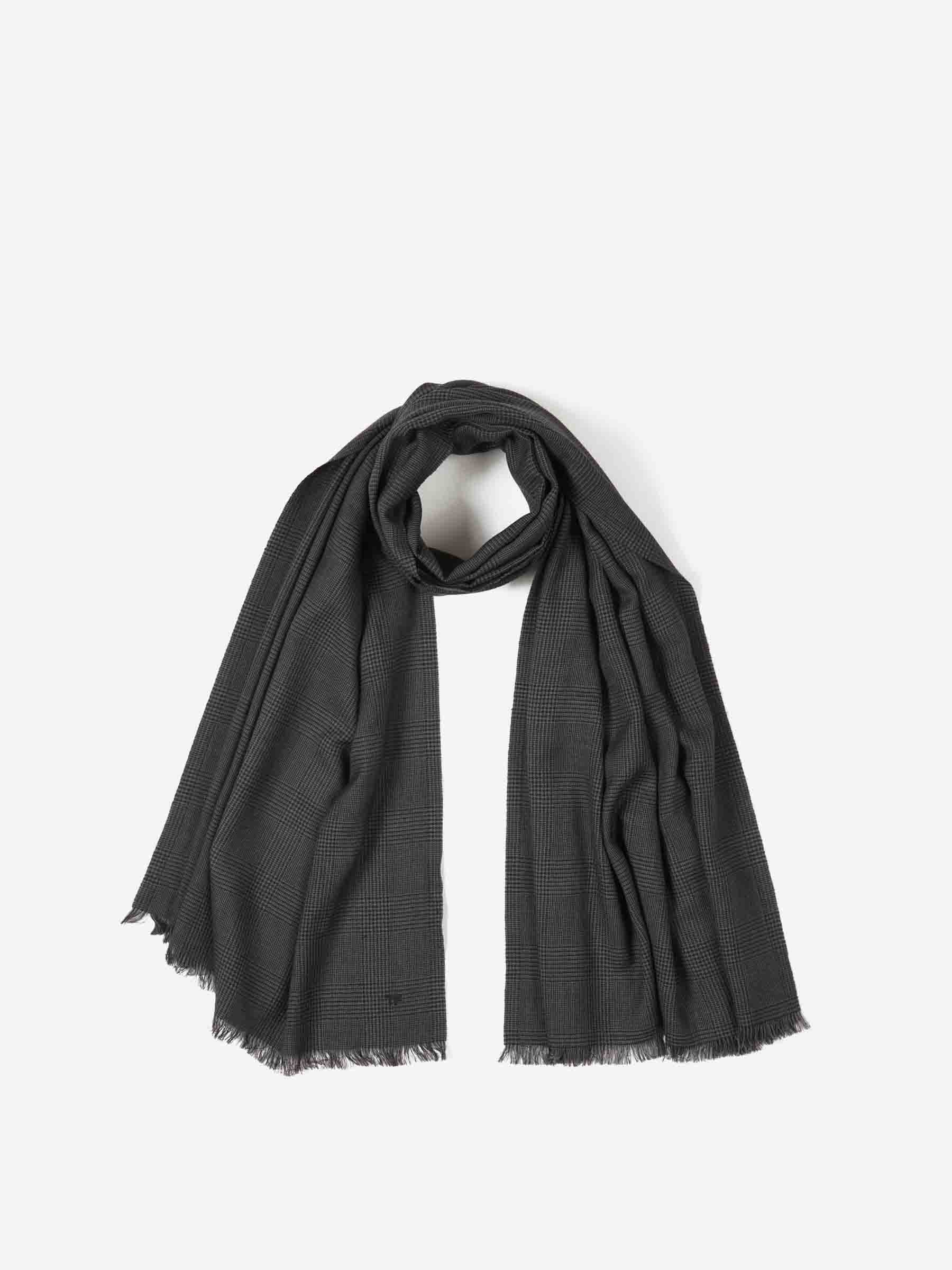 Tom Ford Hombre Barcelona Bufanda Lana color Gris Oscuro sku 630-001486 02 - Foto 1