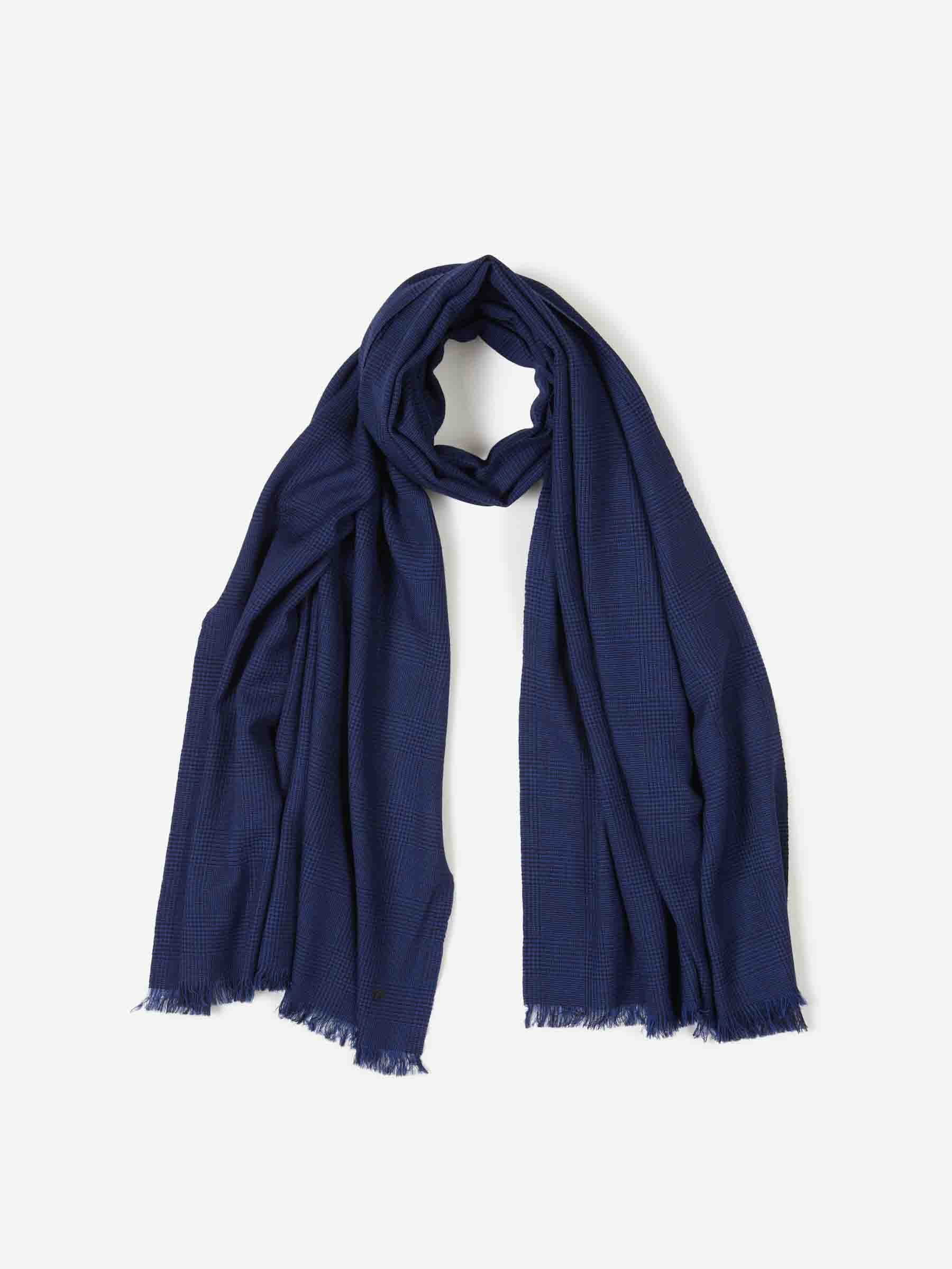Tom Ford Hombre Barcelona Bufanda Lana color Azul Cobalto sku 630-001486 03 - Foto 1