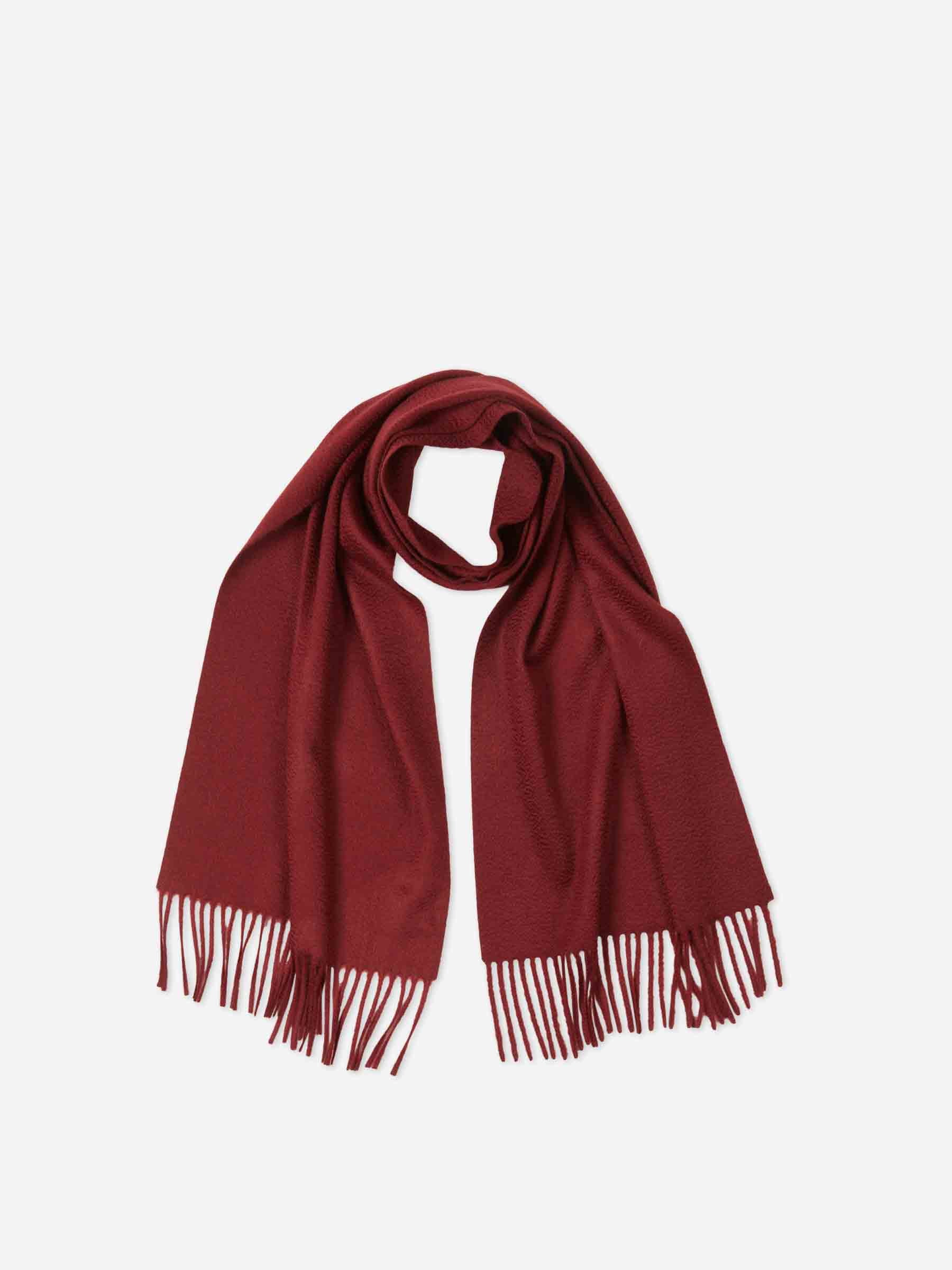 Santa Eulalia Hombre Barcelona Bufanda Cashmere color Burdeos sku 630-001491 05 - Foto 1