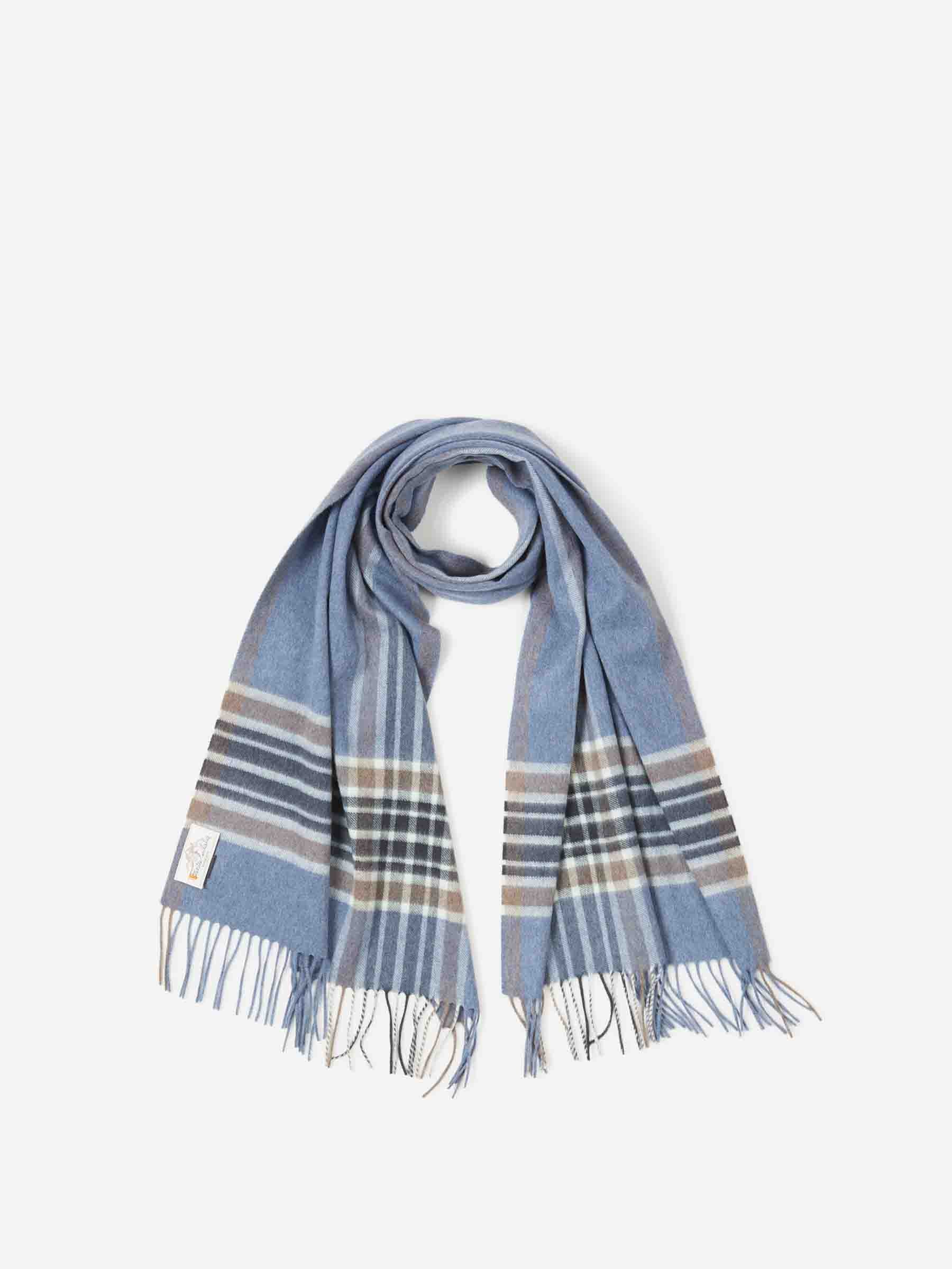 Santa Eulalia Hombre Barcelona Bufanda Cashmere Cuadros color Azul sku 630-001492 02 - Foto 1