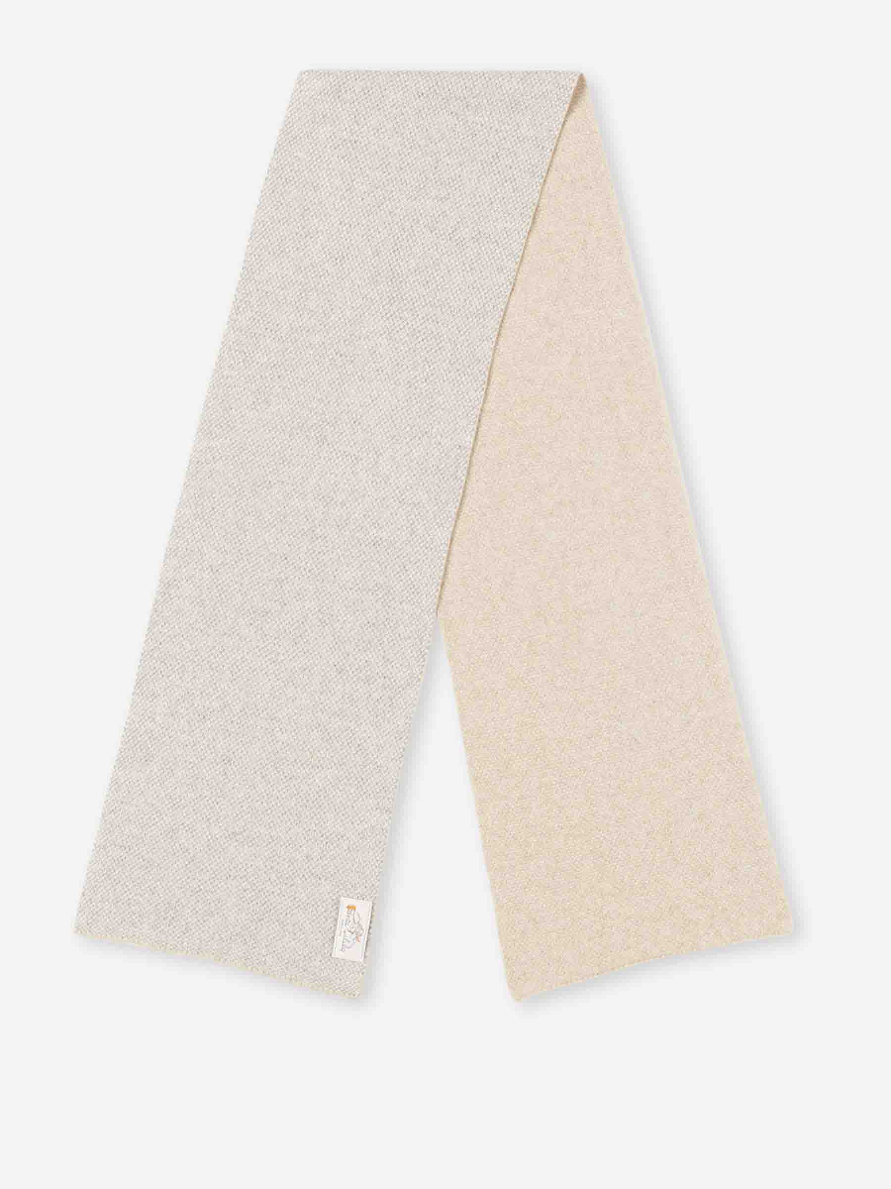 Santa Eulalia Hombre Barcelona Bufanda Cashmere Bicolor color Beige sku 630-001493 01 - Foto 2