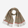 Santa Eulalia Hombre Barcelona Bufanda Lana Cuadros color Beige sku 630-001494 01 - Foto 1