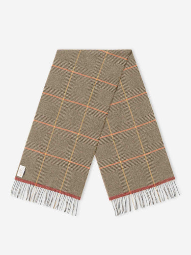 Santa Eulalia Hombre Barcelona Bufanda Lana Cuadros color Beige sku 630-001494 01 - Foto 2
