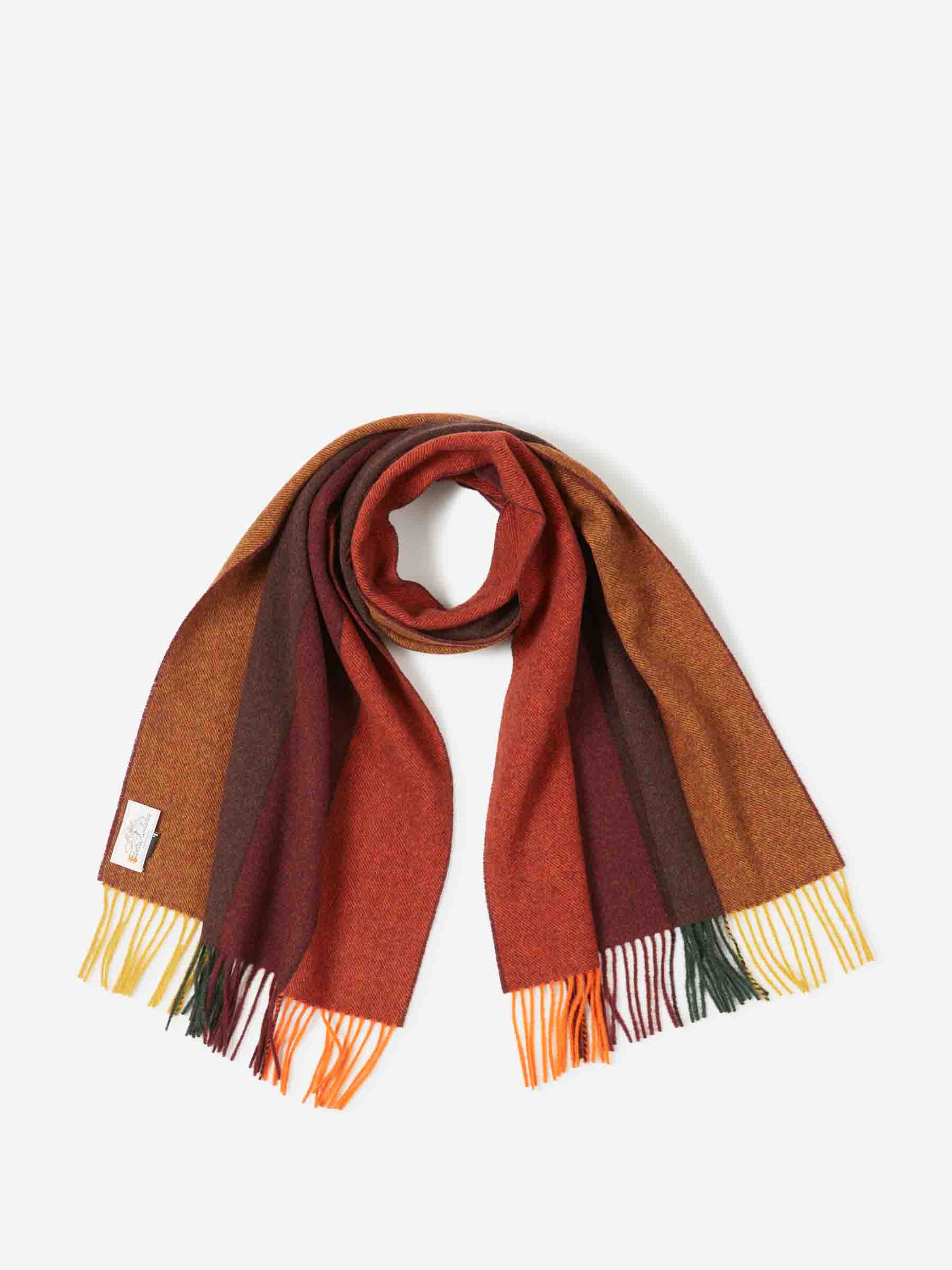 Santa Eulalia Hombre Barcelona Bufanda Lana Rayas color Burdeos sku 630-001495 02 - Foto 1