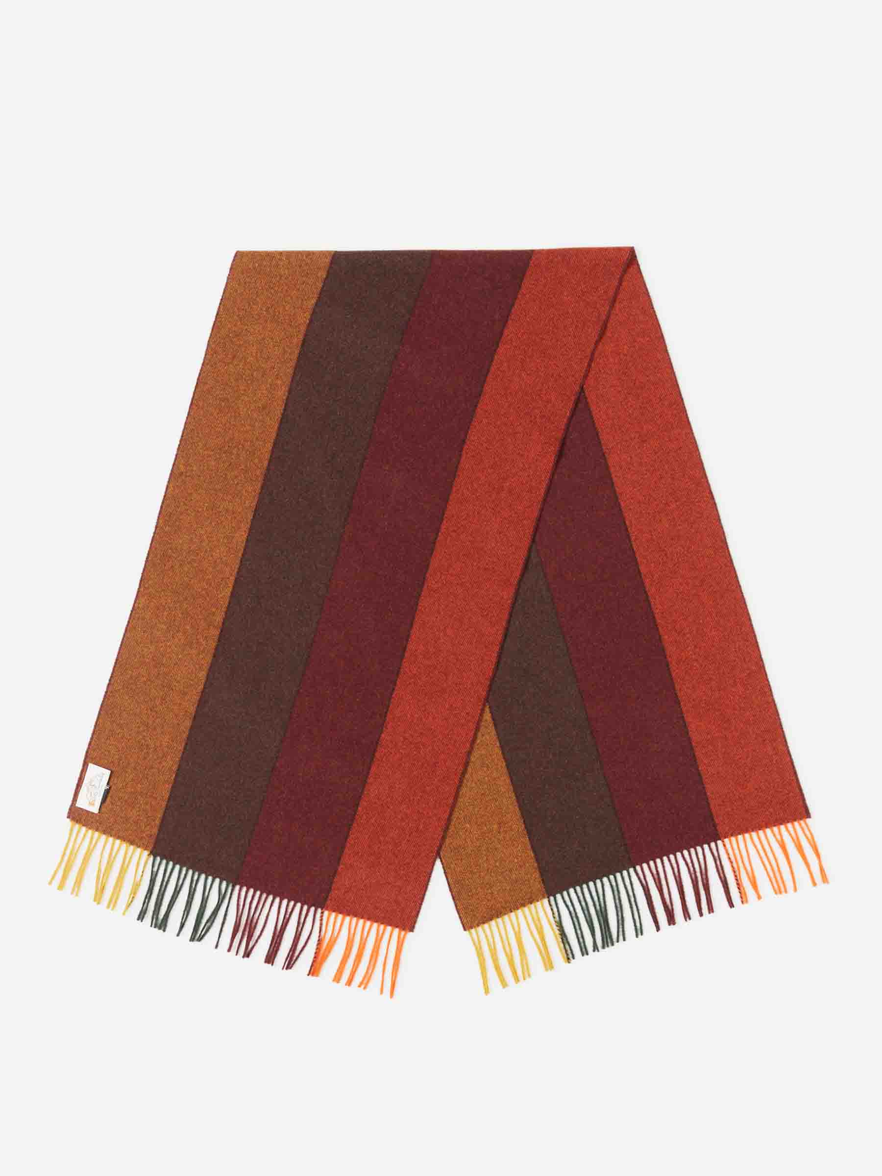 Santa Eulalia Hombre Barcelona Bufanda Lana Rayas color Burdeos sku 630-001495 02 - Foto 2
