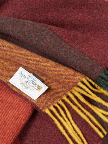 Santa Eulalia Hombre Barcelona Bufanda Lana Rayas color Burdeos sku 630-001495 02 - Foto 3
