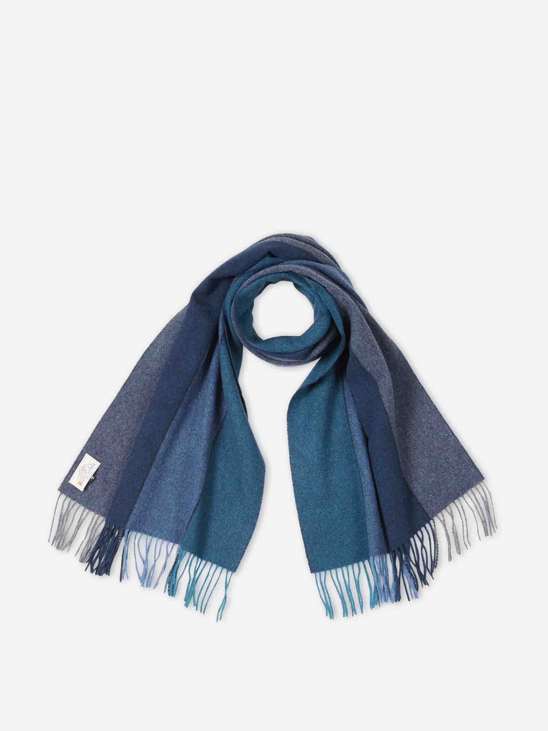 Santa Eulalia Hombre Barcelona Bufanda Lana Rayas color Azul Marino sku 630-001495 03 - Foto 1