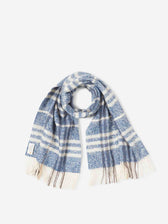 Santa Eulalia Hombre Barcelona Bufanda Lana Cuadros color Azul sku 630-001496 01 - Foto 1