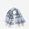 Santa Eulalia Hombre Barcelona Bufanda Lana Cuadros color Azul sku 630-001496 01 - Foto 1