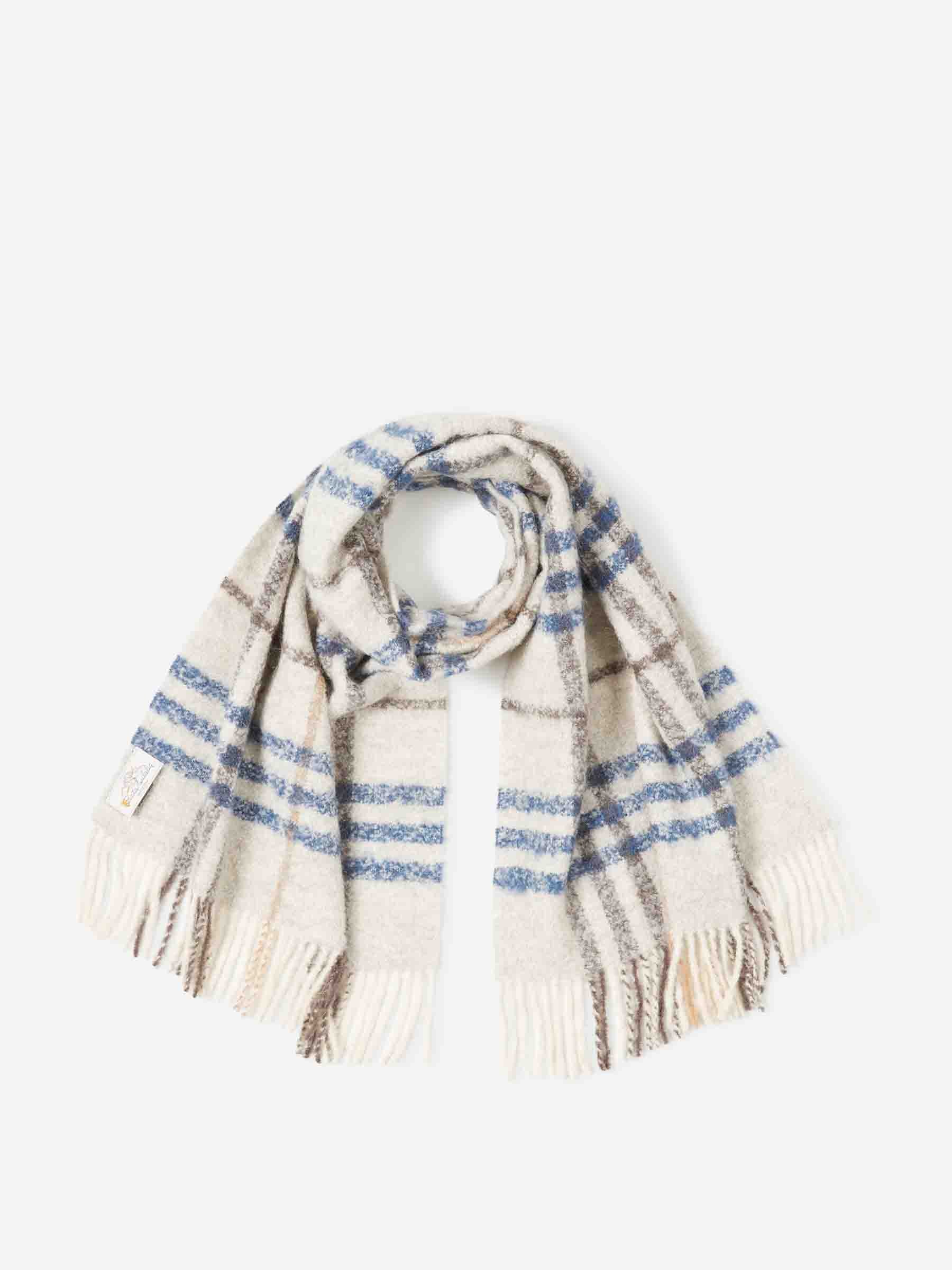 Santa Eulalia Hombre Barcelona Bufanda Lana Cuadros color Beige sku 630-001496 02 - Foto 1