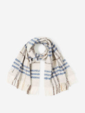 Santa Eulalia Hombre Barcelona Bufanda Lana Cuadros color Beige sku 630-001496 02 - Foto 1