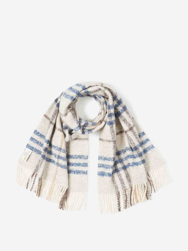 Santa Eulalia Hombre Barcelona Bufanda Lana Cuadros color Beige sku 630-001496 02 - Foto 1