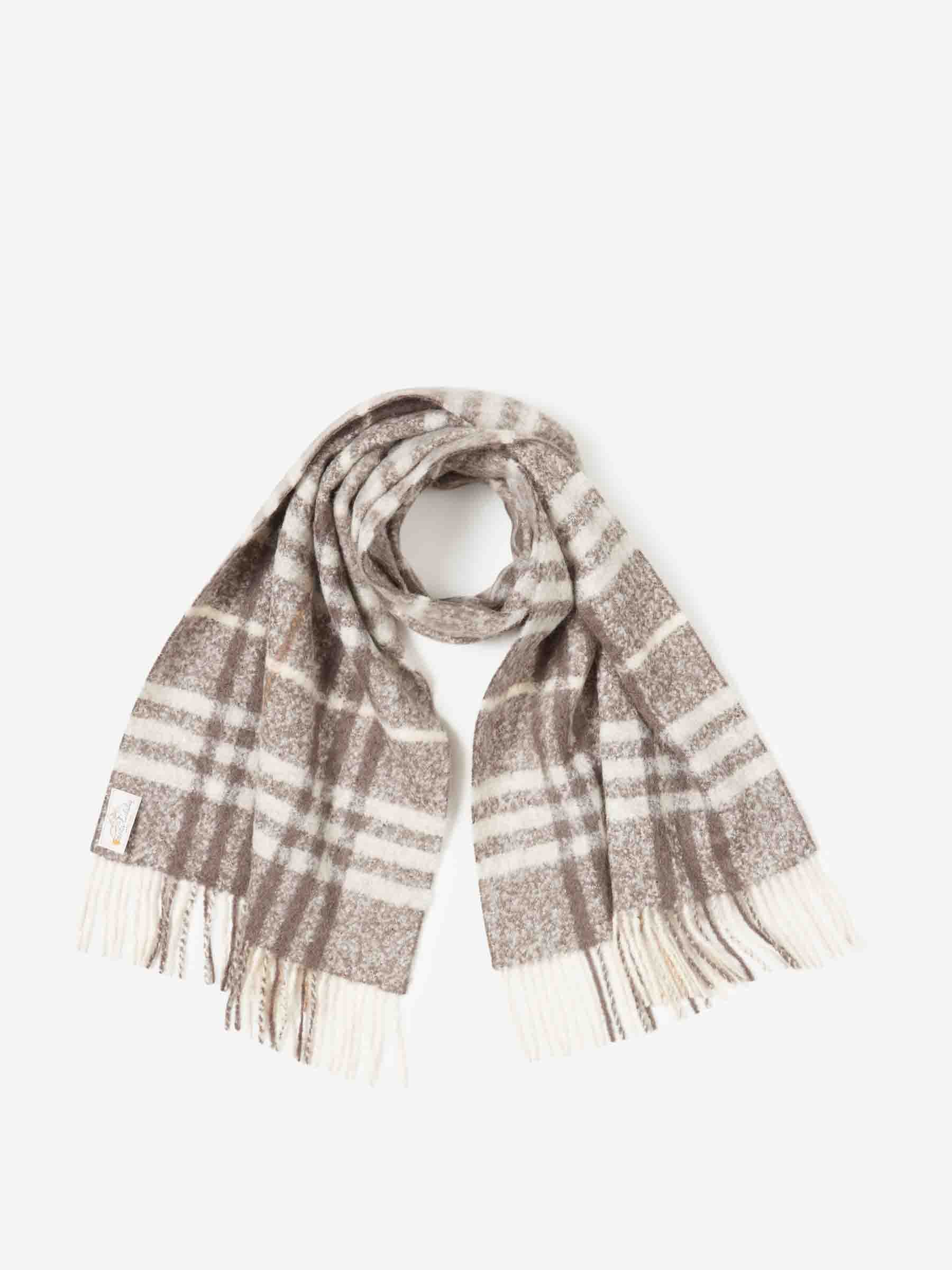 Wool Check Scarf