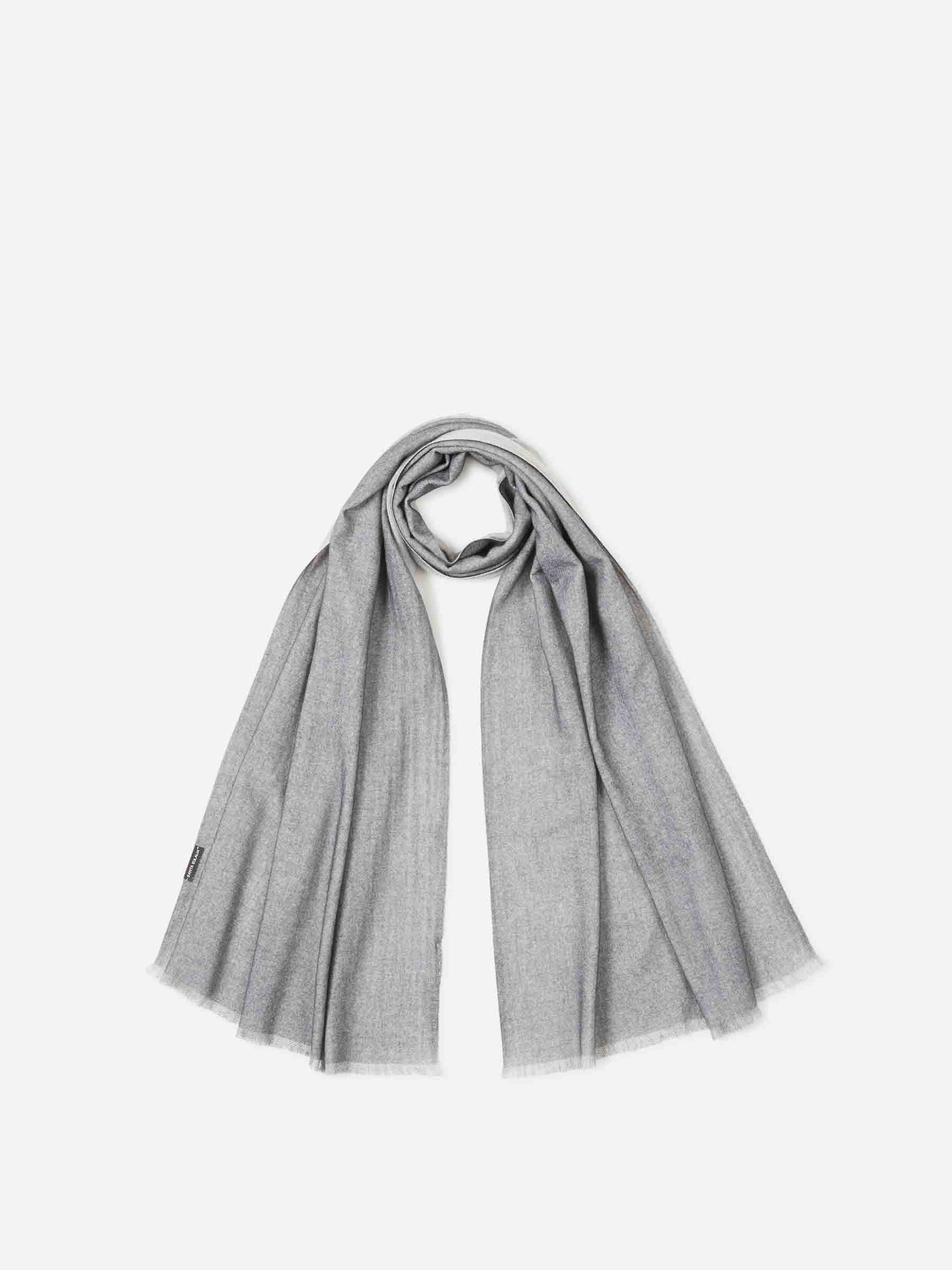 Santa Eulalia Hombre Barcelona Bufanda Lisa Cashmere color Gris Piedra sku 630-001505 03 - Foto 1